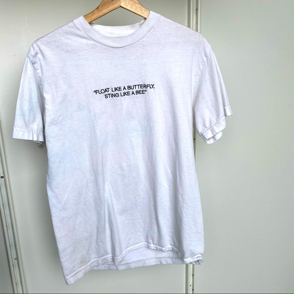 Boxer M. Ali White Tshirt